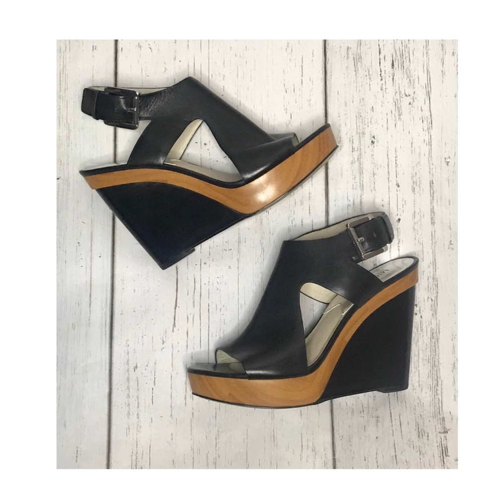 Michael Michael Kors Josephine Leather Wedge